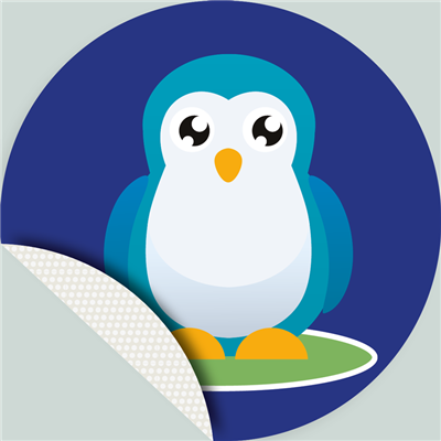 Adhésif distanciation sociale - Pinguin