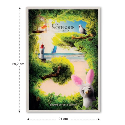 CAHIER PERSONNALISE 21X29,7