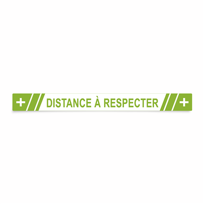 Bande adhésive DISTANCE A RESPECTER