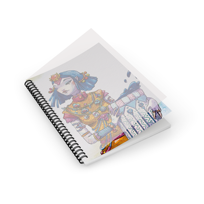 Notebook 16x24 WIREO MÖÖN #06 MUSE CYAN