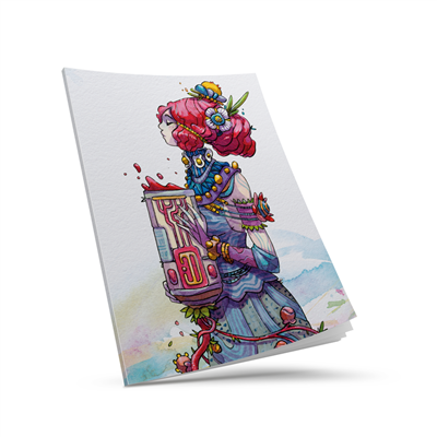 Notebook A4 MÖÖN #03 MUSE MAGENTA