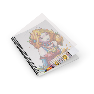 Notebook 16x24 WIREO MÖÖN #08 MUSE YELLOW